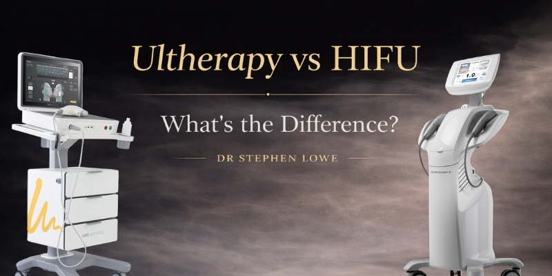 Ultherapy vs HIFU Sydney Dr Stephen Lowe ultrasound skin tightening comparison