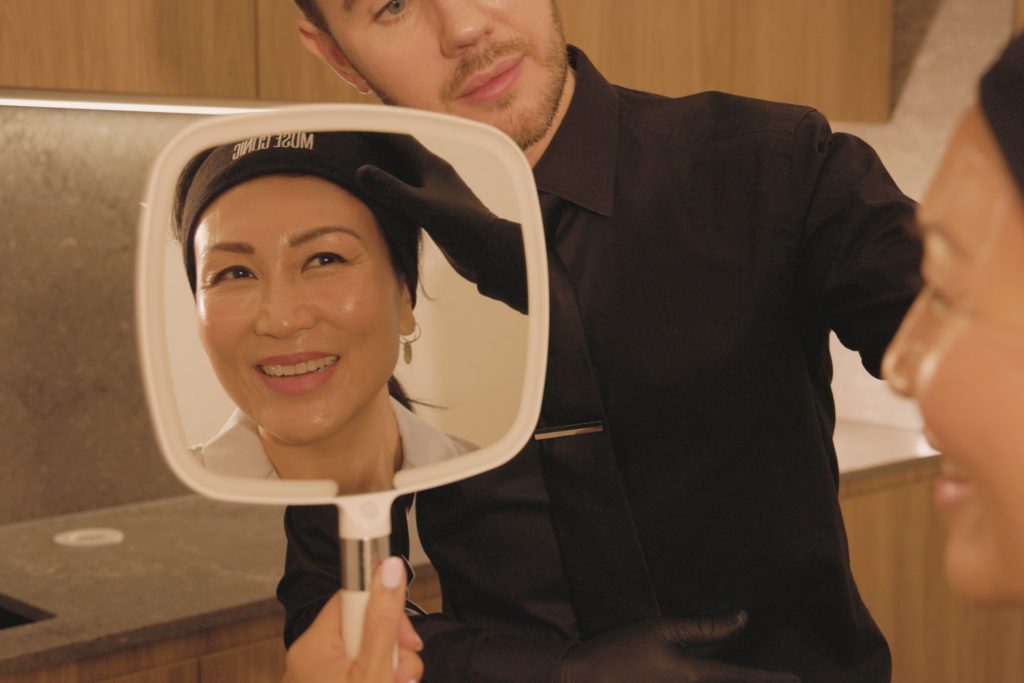 Dr Stephen Lowe consultation for laser resurfacing treatment planning in Sydney clinic